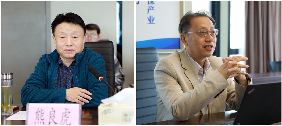 熊良虎会见加拿大工程院院士、圣清BC贷股份公司肖惠宁院士工作站掌管人肖惠宁 熊良虎会见加拿大工程院院士、圣清BC贷股份公司肖惠宁院士工作站掌管人肖惠宁